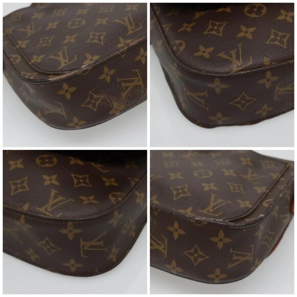 LOUIS VUITTON Monogram Monogram Saint Cloud GM Shoulder Bag M51242 Auth 141085 - Picture 14 of 16